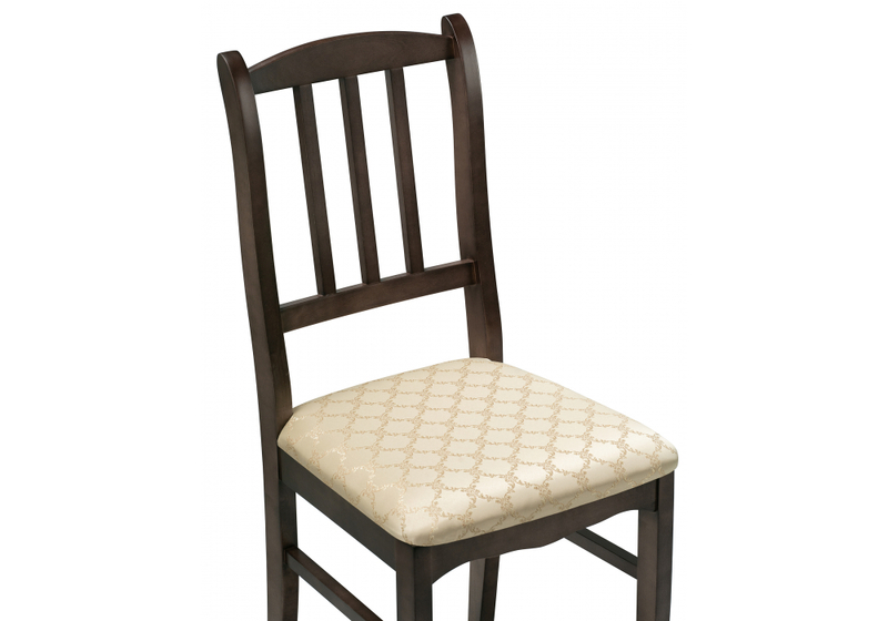 Стул деревянный, Муриел орех / андрис бежевый