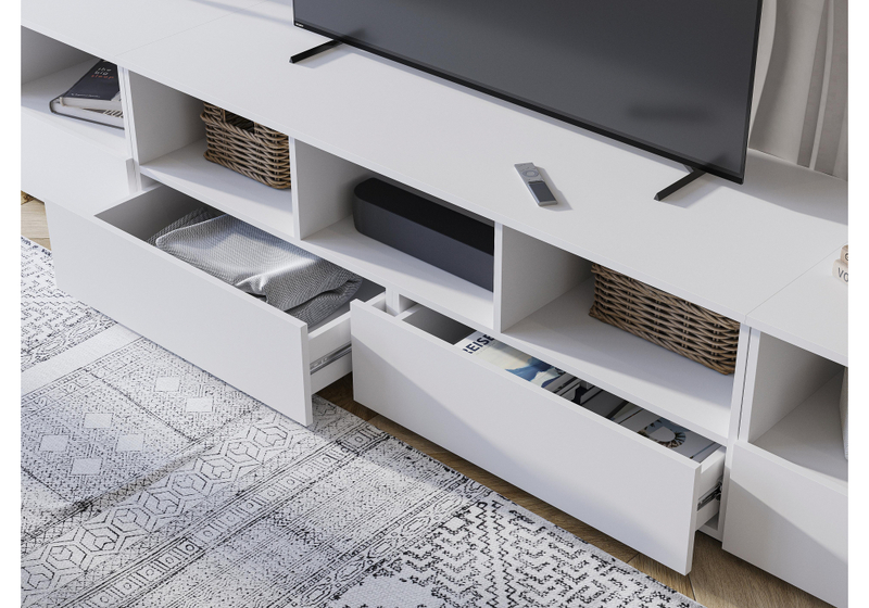 ТВ-тумба, Элла ТБ 02 белый / белый