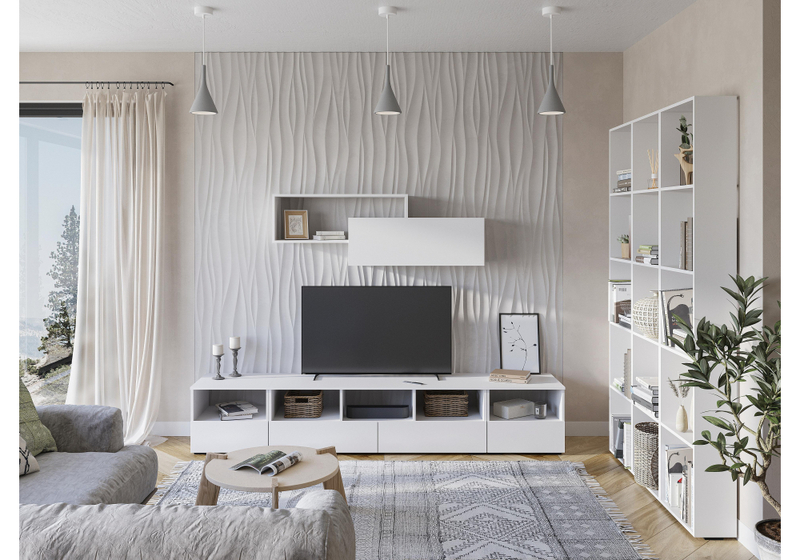 ТВ-тумба, Элла ТБ 02 белый / белый