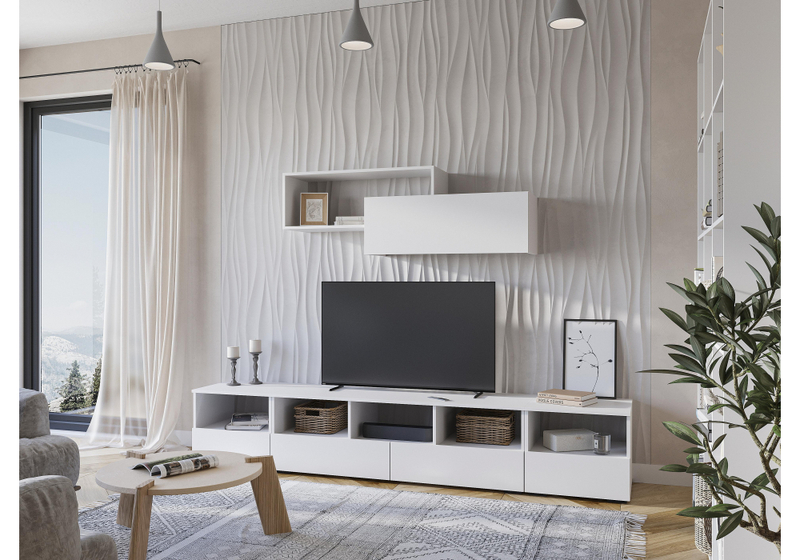 ТВ-тумба, Элла ТБ 02 белый / белый