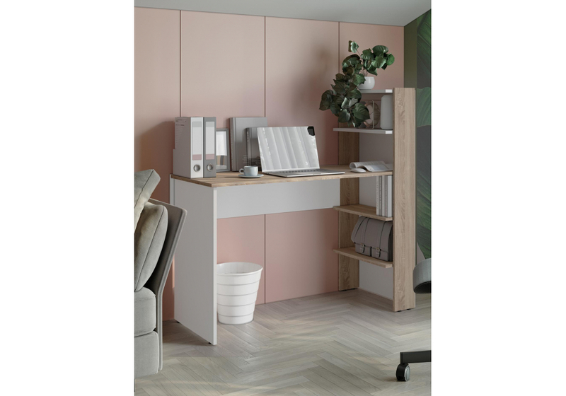 Компьютерный стол, Арлет сонома / белый