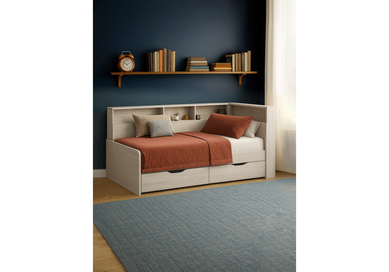 Кровать, Амер 190х80 анкор светлый