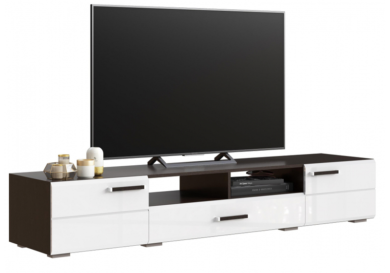 ТВ-тумба, Иоги 2.0 венге / белый глянец