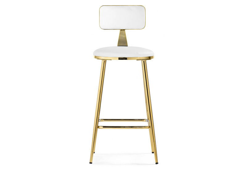 Барный стул, Persi white / gold