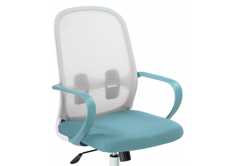 Компьютерное кресло, Bust gray / blue / white
