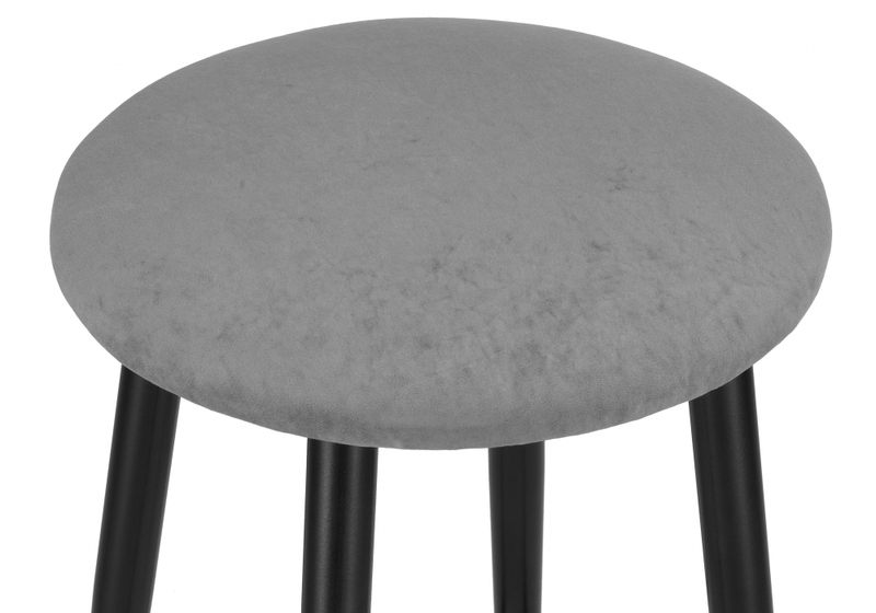 Барный стул, Гангток крутящийся графит / черный матовый