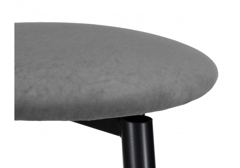 Барный стул, Гангток крутящийся графит / черный матовый