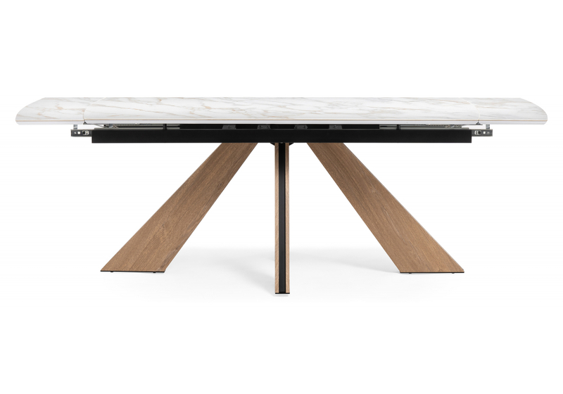 Керамический стол, Шаннон 180(240)х90х79 carla larkinm / дуб монтана