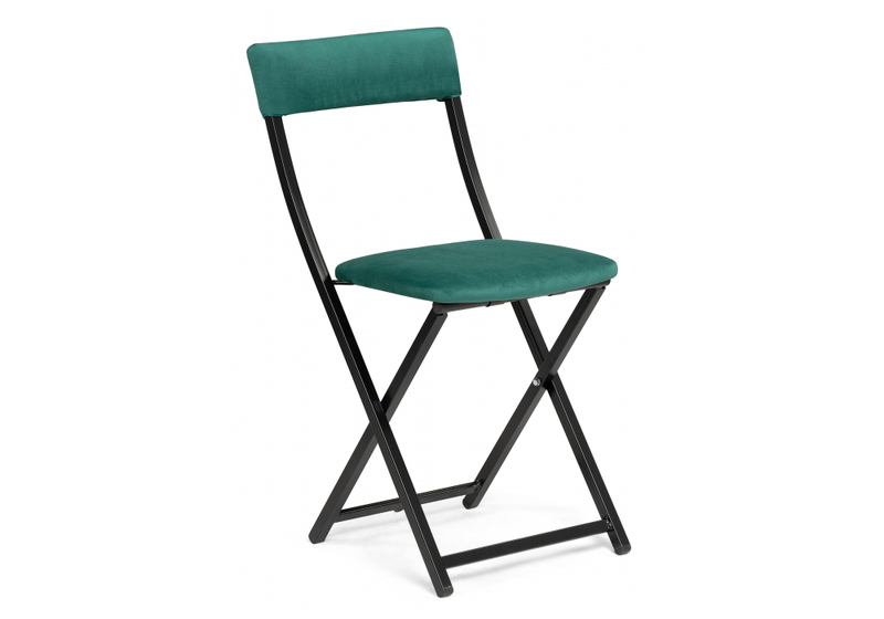 Стул на металлокаркасе, Elevis зеленый / черный