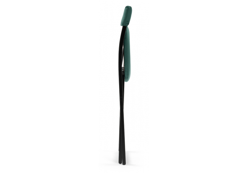 Стул на металлокаркасе, Elevis зеленый / черный