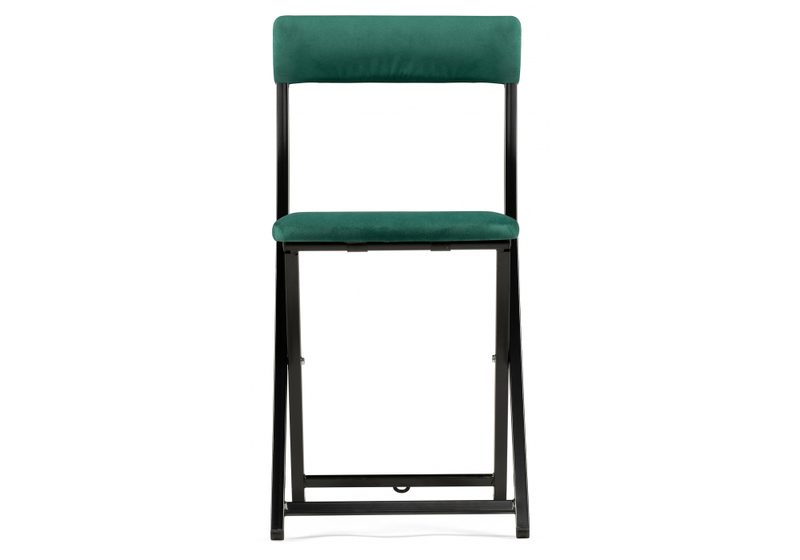 Стул на металлокаркасе, Elevis зеленый / черный