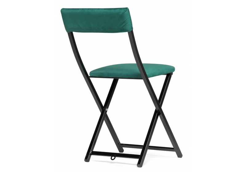 Стул на металлокаркасе, Elevis зеленый / черный