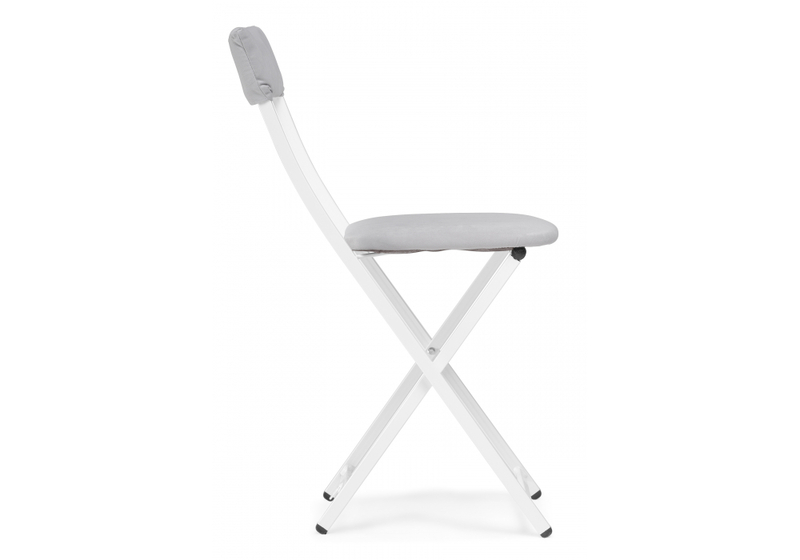 Стул на металлокаркасе, Elevis светло-серый / белый