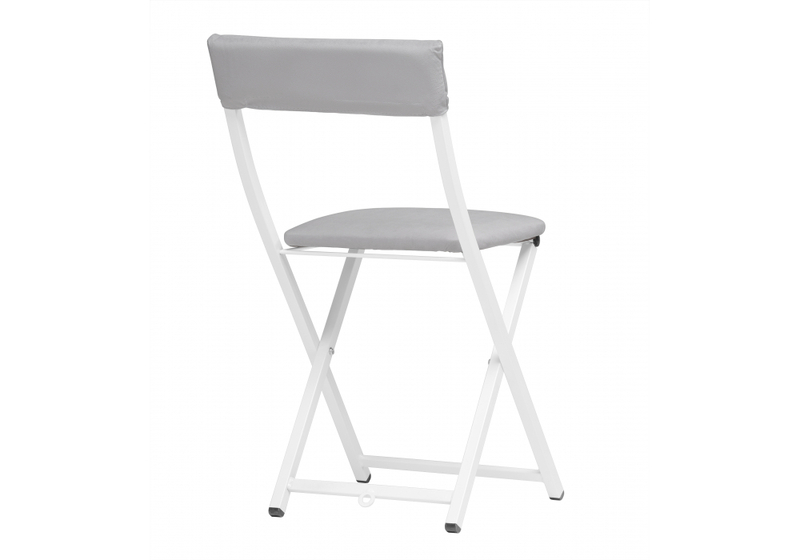 Стул на металлокаркасе, Elevis светло-серый / белый