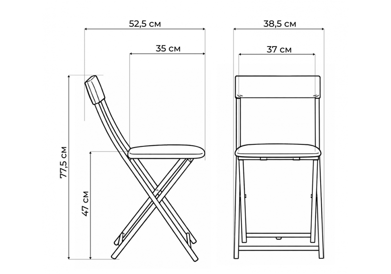 Стул на металлокаркасе, Elevis темно-серый / черный