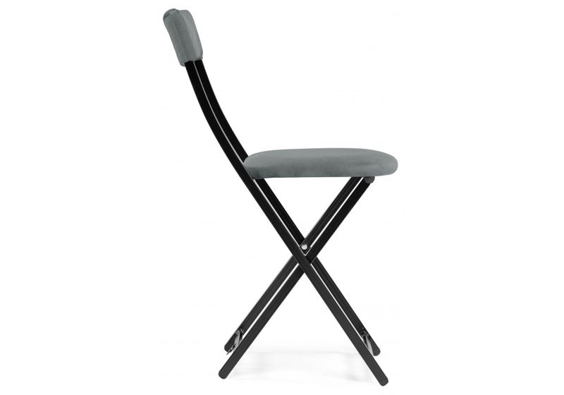 Стул на металлокаркасе, Elevis темно-серый / черный