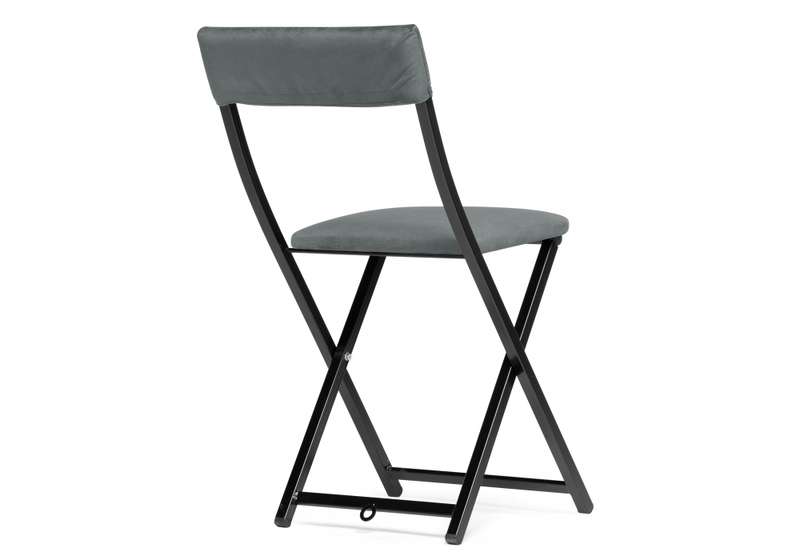 Стул на металлокаркасе, Elevis темно-серый / черный