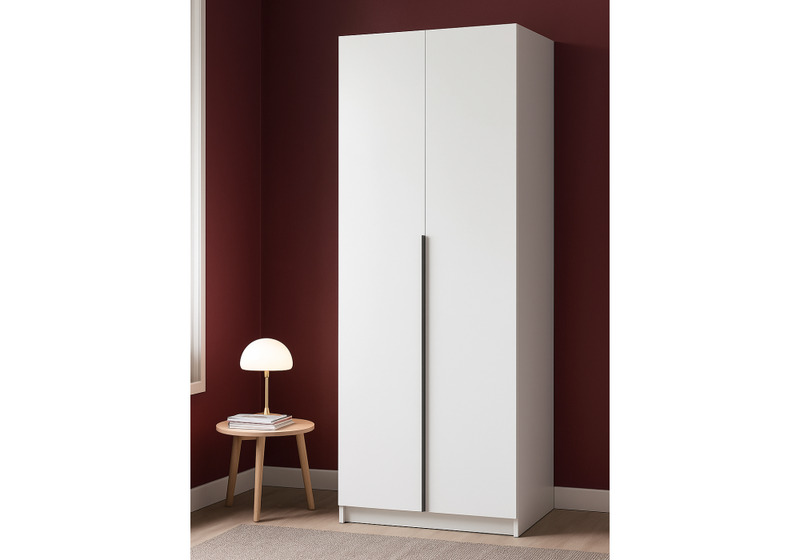 Шкаф, Широн 800 белый / белый