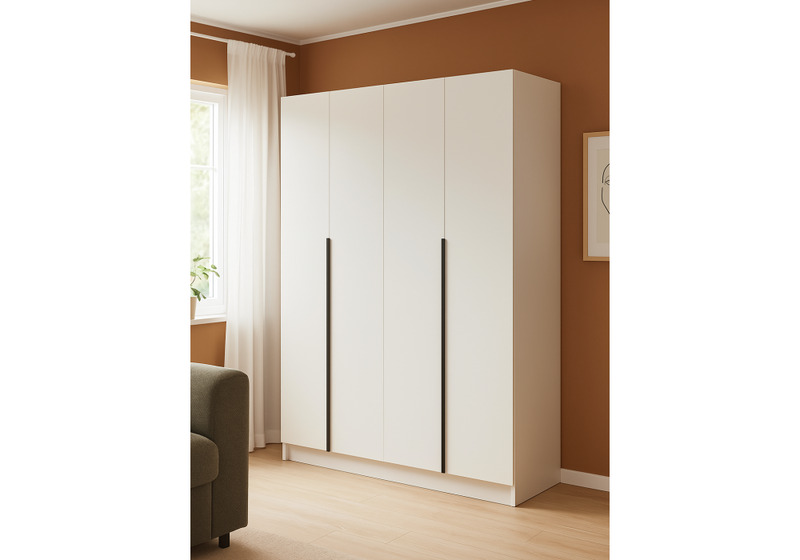 Шкаф, Широн 1600 белый / белый