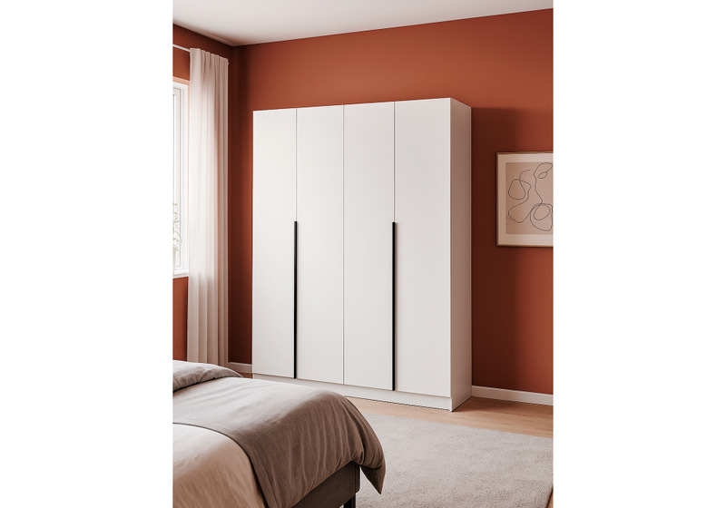 Шкаф, Широн 1600 белый / белый