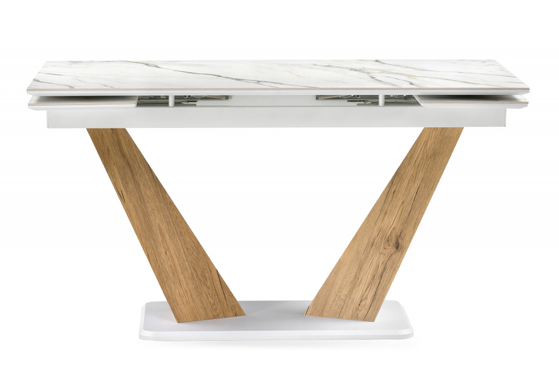 Керамический стол, Кели 140(200)х80х76 белый