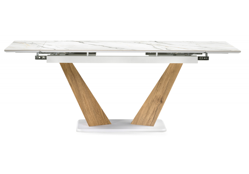 Керамический стол, Кели 140(200)х80х76 белый