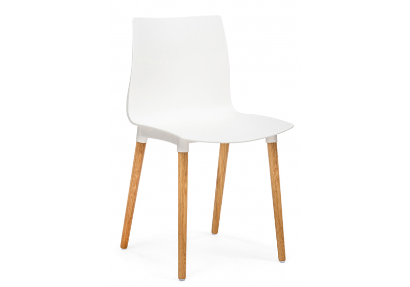 Пластиковый стул, Кобе белый