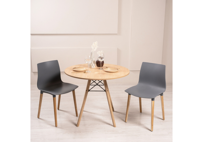 Пластиковый стул, Кобе серый