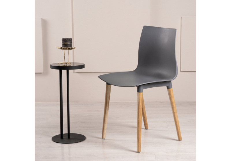 Пластиковый стул, Кобе серый