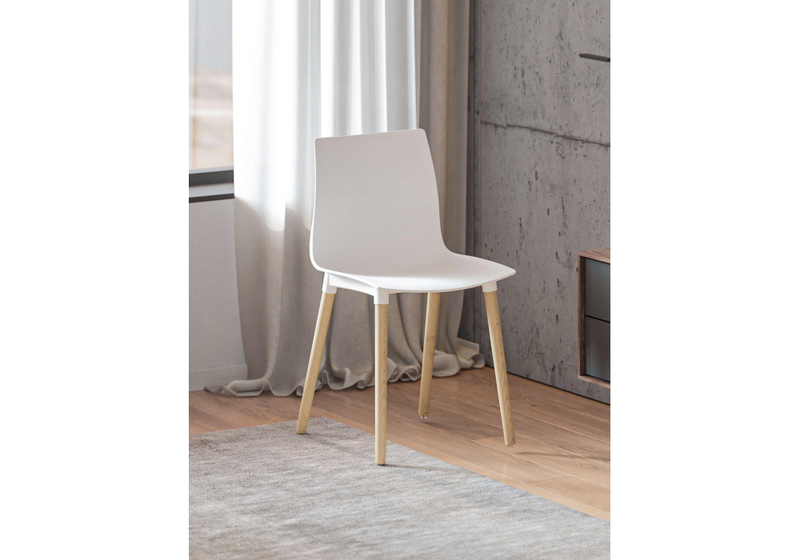 Пластиковый стул, Кобе 2 шт белый