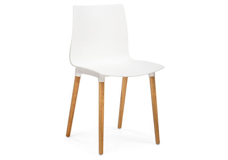 Пластиковый стул, Кобе 2 шт белый