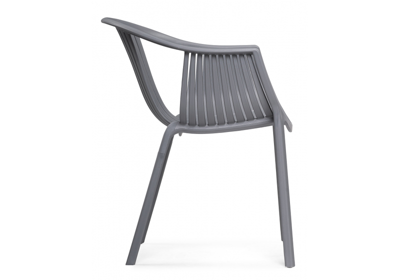 Пластиковый стул, Боркас серый