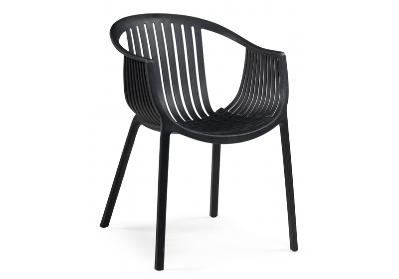 Пластиковый стул, Боркас черный