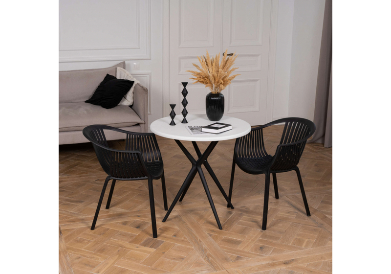 Пластиковый стул, Боркас черный