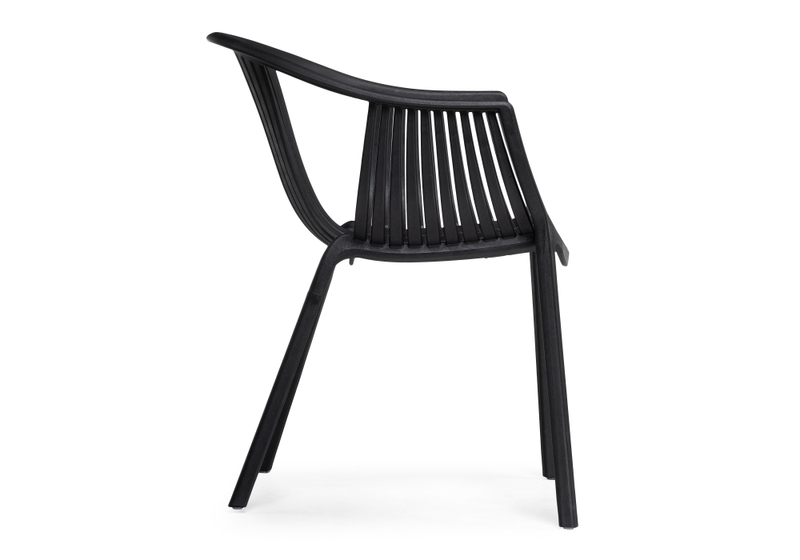 Пластиковый стул, Боркас черный