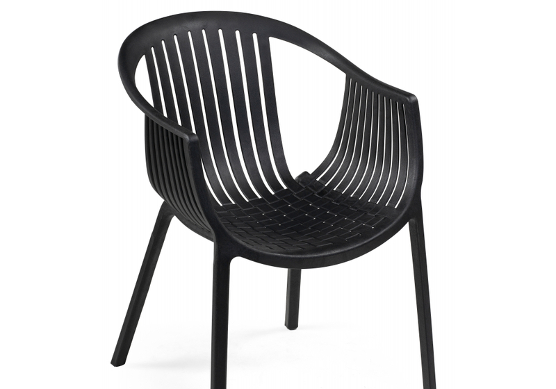 Пластиковый стул, Боркас черный