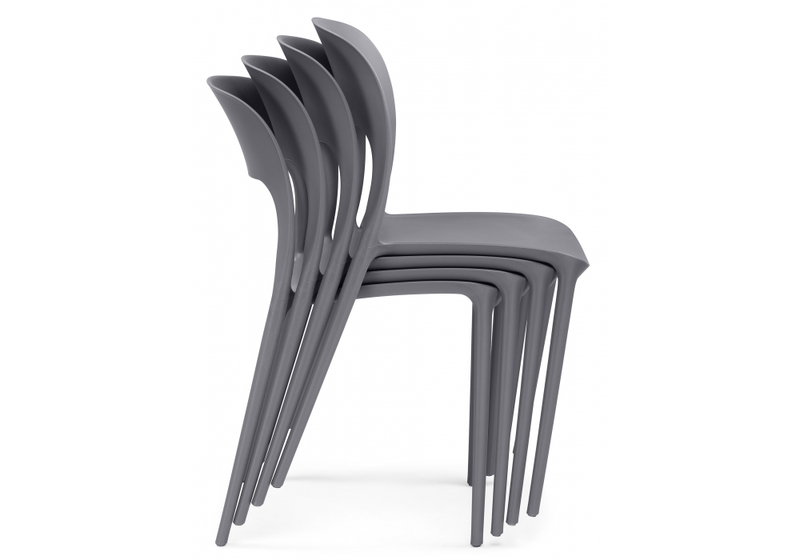 Пластиковый стул, Эгри серый