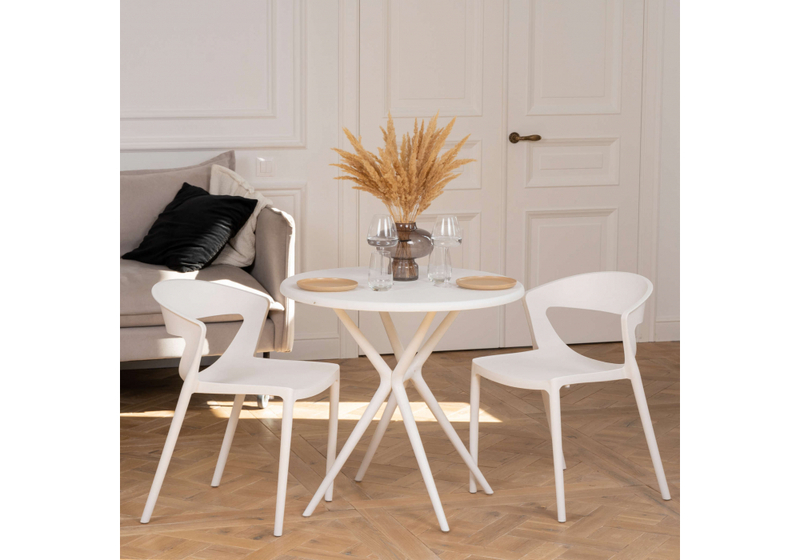 Пластиковый стул, Градно белый