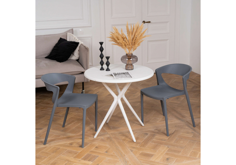 Пластиковый стул, Градно серый