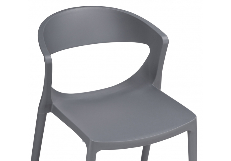 Пластиковый стул, Градно серый