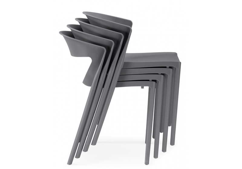 Пластиковый стул, Градно серый