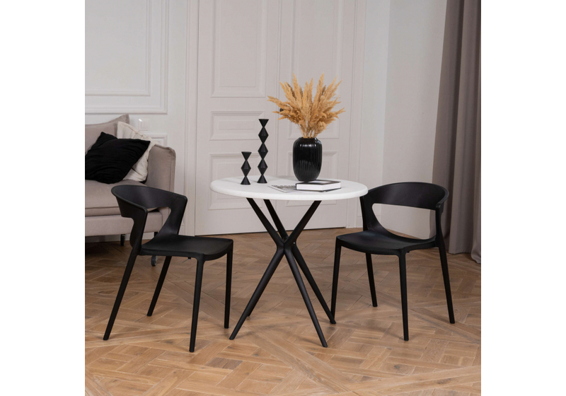 Пластиковый стул, Градно черный