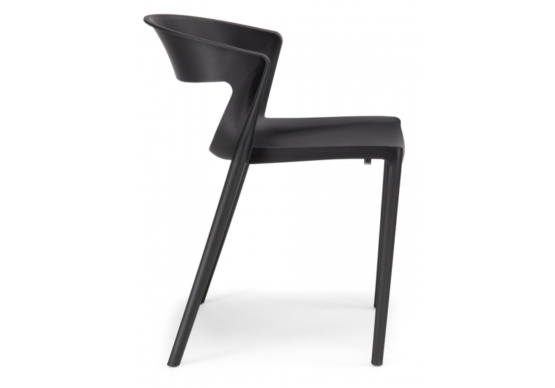 Пластиковый стул, Градно черный