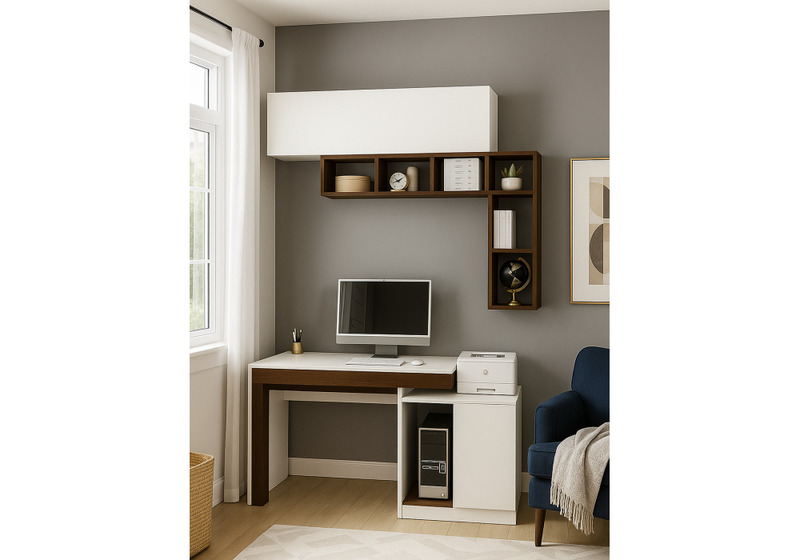 Корпусная мебель, Модена комплектация 1 белый / венге