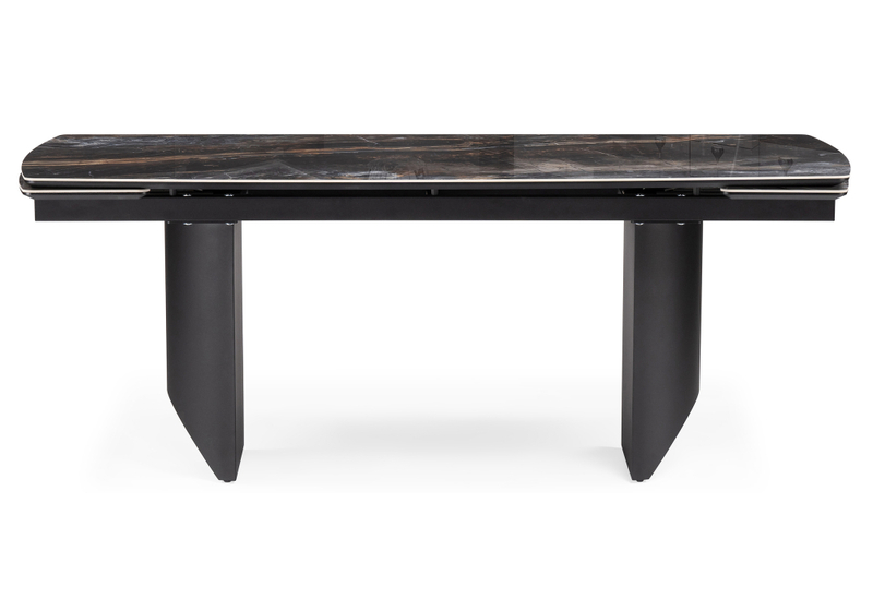 Керамический стол, Маре 200(260)х100х77 neodom titanium lawa nero / черный