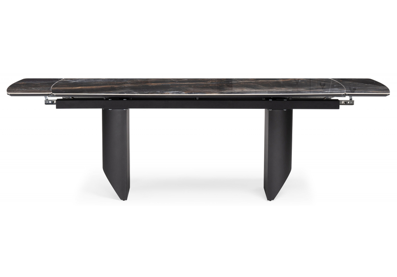 Керамический стол, Маре 200(260)х100х77 neodom titanium lawa nero / черный