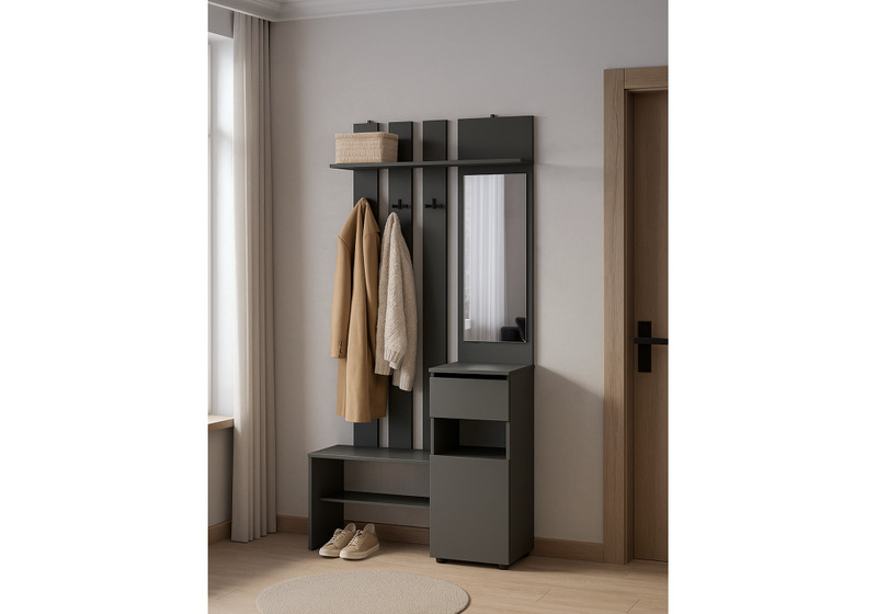 Прихожая, Сибити графит серый