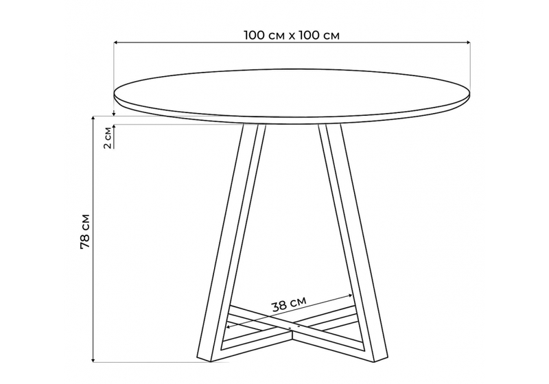 Стол стеклянный, Норфолк 100 черный мрамор / черный