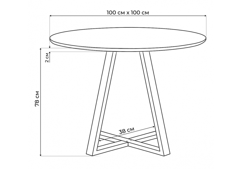 Стол стеклянный, Норфолк 100 золото