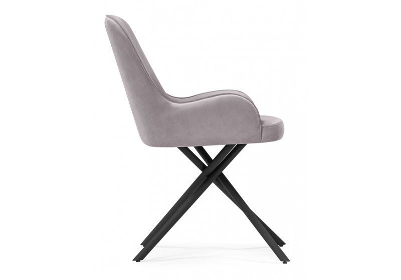 Стул на металлокаркасе, Галтер MR-28 / черный